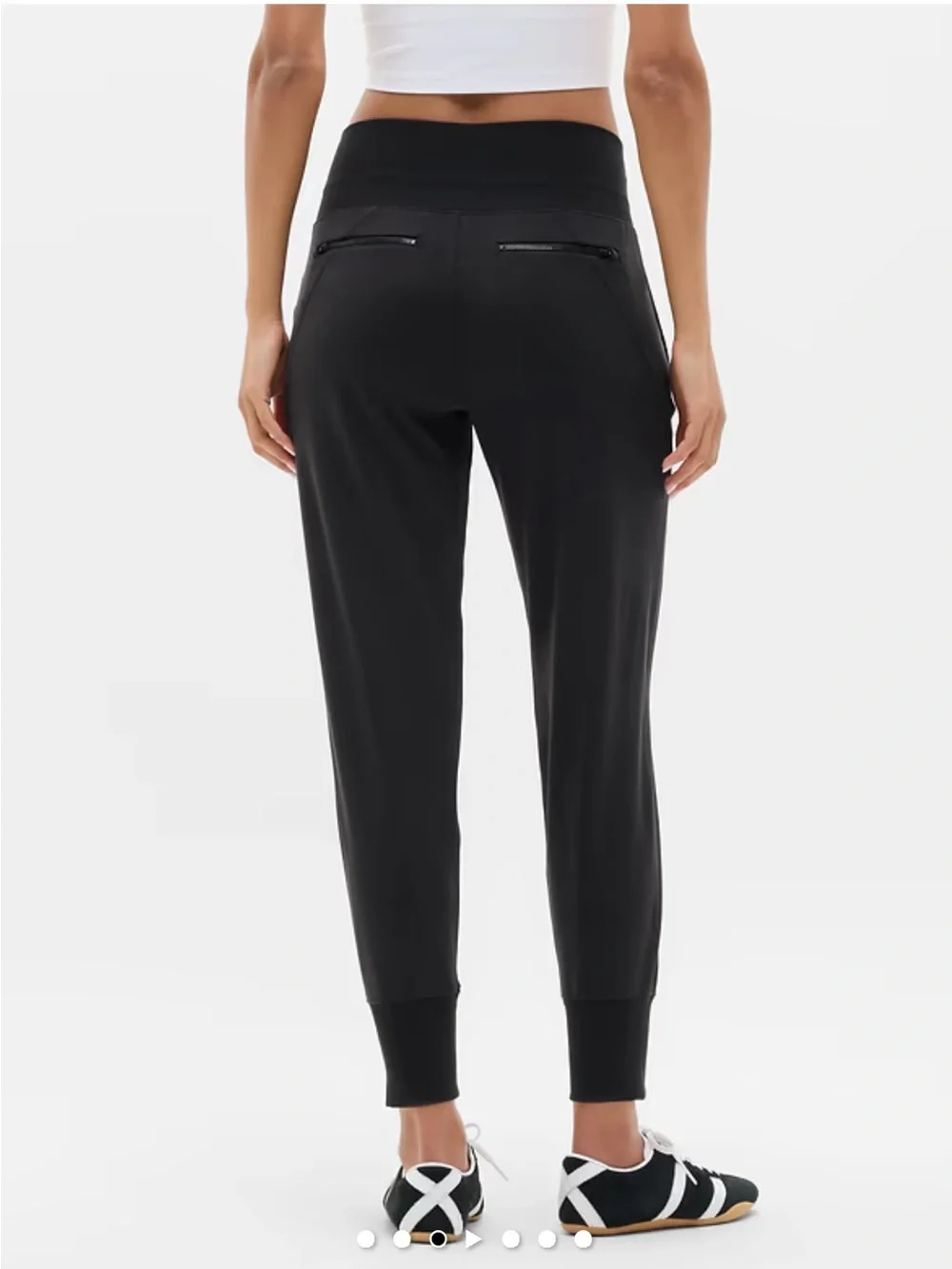 Athleta High Rise Venice Jogger Pants Black